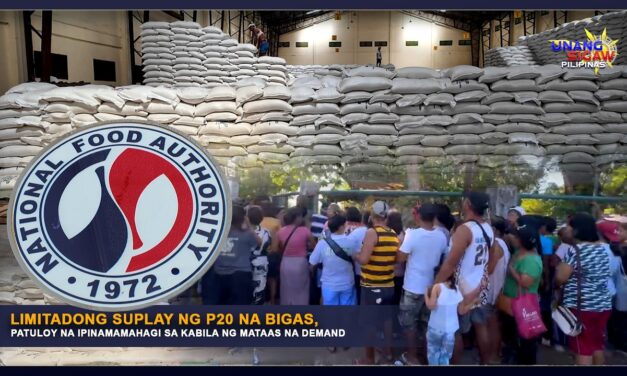 LIMITADONG SUPLAY NG P20 NA BIGAS, PATULOY NA IPINAMAMAHAGI SA KABILA NG MATAAS NA DEMAND