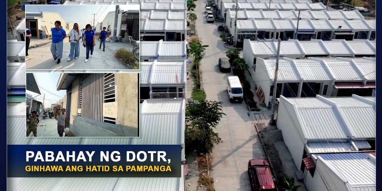 PABAHAY NG DOTR, GINHAWA ANG HATID SA PAMPANGA