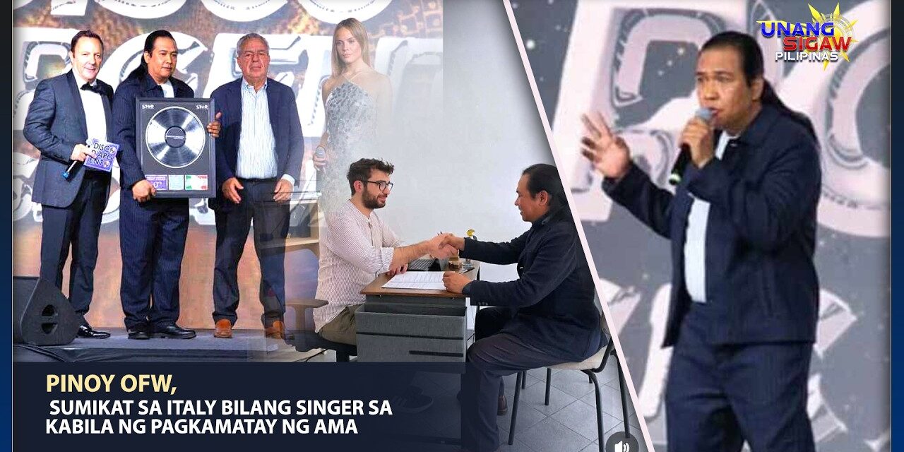 OFW Singer sa Italy: Pinoy, Sumikat sa Milan Matapos ang Matinding Pagsubok