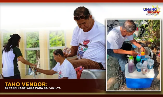 TAHO VENDOR, 55 TAON NAGTIYAGA; NAITAGUYOD ANG PAG-AARAL NG LIMANG ANAK