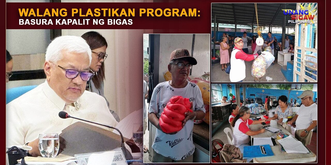 WALANG PLASTIKAN PROGRAM: BASURA KAPALIT NG BIGAS