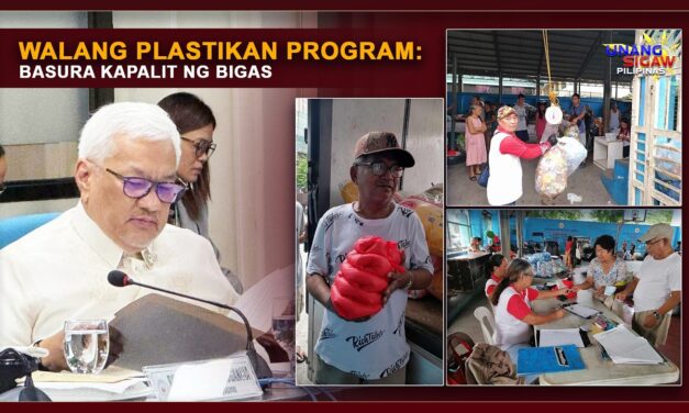 WALANG PLASTIKAN PROGRAM: BASURA KAPALIT NG BIGAS