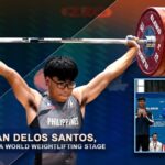 ALBERT IAN DELOS SANTOS, NAMAYAGPAG SA WORLD WEIGHTLIFTING STAGE