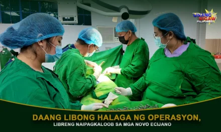 DAANG LIBONG HALAGA NG OPERASYON, LIBRENG NAIPAGKALOOB SA MGA NOVO ECIJANO