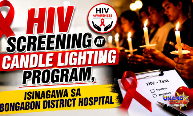 HIV SCREENING AT CANDLE LIGHTING PROGRAM, ISINAGAWA SA BONGABON DISTRICT HOSPITAL