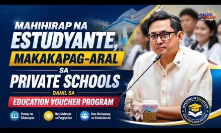 MAHIHIRAP NA ESTUDYANTE, MAKAKAPAG-ARAL SA PRIVATE SCHOOLS DAHIL SA EDUCATION VOUCHER PROGRAM
