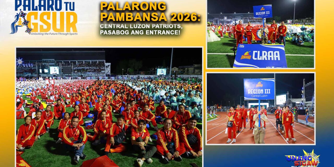 PALARONG PAMBANSA 2026: CENTRAL LUZON PATRIOTS, PASABOG ANG ENTRANCE!