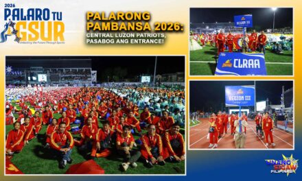 PALARONG PAMBANSA 2026: CENTRAL LUZON PATRIOTS, PASABOG ANG ENTRANCE!