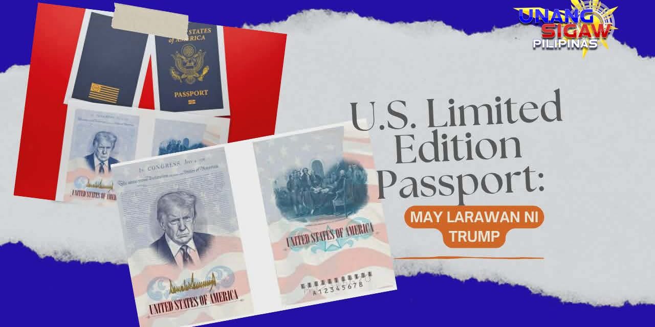 U.S. LIMITED EDITION PASSPORT: MAY LARAWAN NI TRUMP