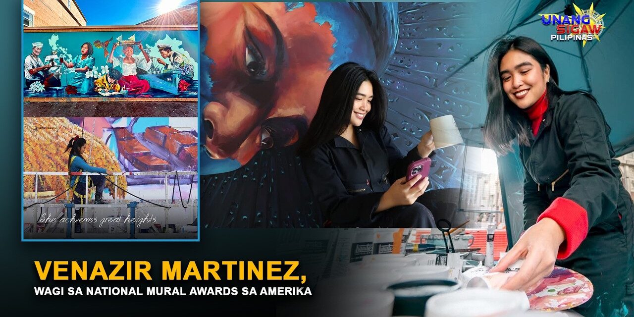 VENAZIR MARTINEZ, WAGI SA NATIONAL MURAL AWARDS SA AMERIKA