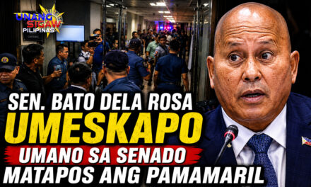 SEN. BATO DELA ROSA UMESKAPO UMANO SA SENADO MATAPOS ANG PAMAMARIL
