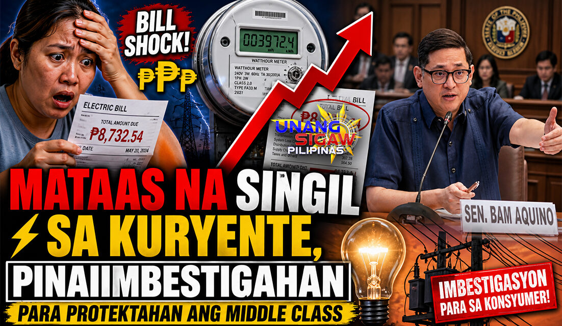 MATAAS NA SINGIL SA KURYENTE, PINAIIMBESTIGAHAN PARA PROTEKTAHAN ANG MIDDLE CLASS