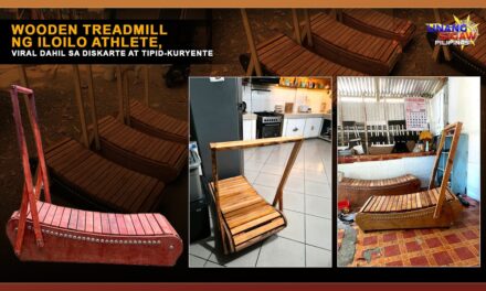 Wooden Treadmill Ng Iloilo Athlete, Viral Dahil Sa Diskarte At Tipid-Kuryente
