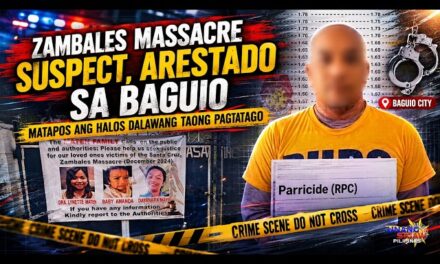 ZAMBALES MASSACRE SUSPECT, ARESTADO SA BAGUIO MATAPOS ANG HALOS DALAWANG TAONG PAGTATAGO