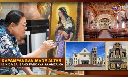 KAPAMPANGAN-MADE ALTAR, IBINIDA SA ISANG PAROKYA SA AMERIKA