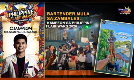 BARTENDER MULA SA ZAMBALES, KAMPEON SA PHILIPPINE FLAIR WARS 2026