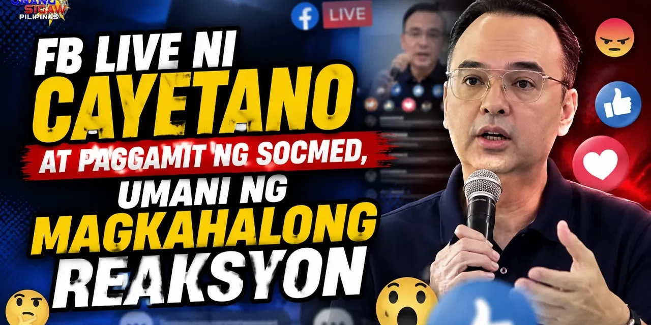 FB LIVE NI CAYETANO AT PAGGAMIT NG SOCMED, UMANI NG MAGKAHALONG REAKSYON