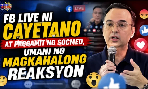FB LIVE NI CAYETANO AT PAGGAMIT NG SOCMED, UMANI NG MAGKAHALONG REAKSYON