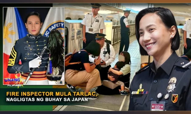 FIRE INSPECTOR MULA TARLAC, NAGLIGTAS NG BUHAY SA JAPAN