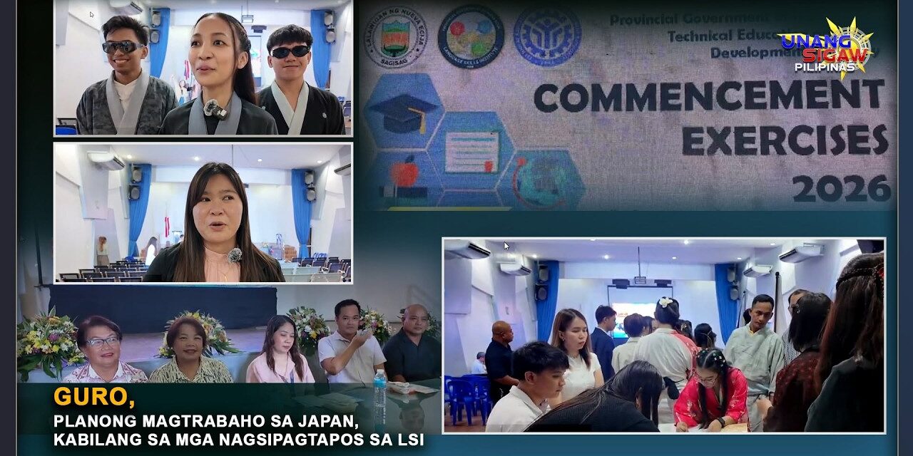 GURO, PLANONG MAGTRABAHO SA JAPAN, KABILANG SA MGA NAGSIPAGTAPOS SA LSI