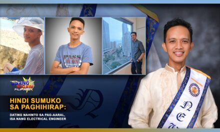 HINDI SUMUKO SA PAGHIHIRAP: DATING NAHINTO SA PAG-AARAL, ISA NANG ELECTRICAL ENGINEER