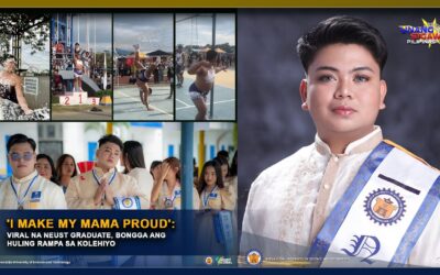 ‘I MAKE MY MAMA PROUD’: VIRAL NA NEUST GRADUATE, BONGGA ANG HULING RAMPA SA KOLEHIYO