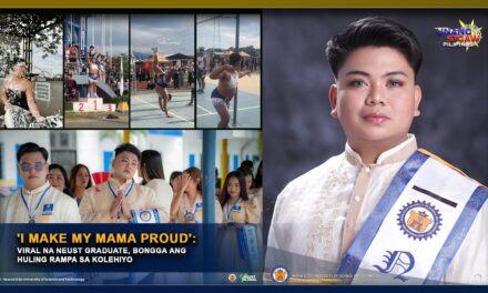 ‘I MAKE MY MAMA PROUD’: VIRAL NA NEUST GRADUATE, BONGGA ANG HULING RAMPA SA KOLEHIYO