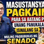 MASUSTANSYANG PAGKAIN PARA SA BATANG PILIPINO, UNANG PANUKALANG ISINALANG SA MULING PAGBUBUKAS NG SENADO