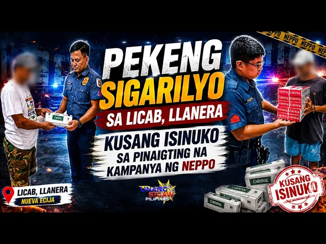 PEKENG SIGARILYO SA LICAB, LLANERA, KUSANG ISINUKO SA PINAIGTING NA KAMPANYA NG NEPPO
