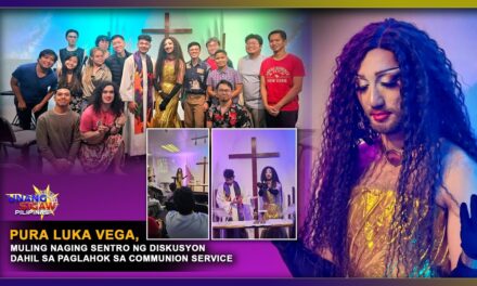PURA LUKA VEGA, MULING NAGING SENTRO NG DISKUSYON DAHIL SA PAGLAHOK SA COMMUNION SERVICE