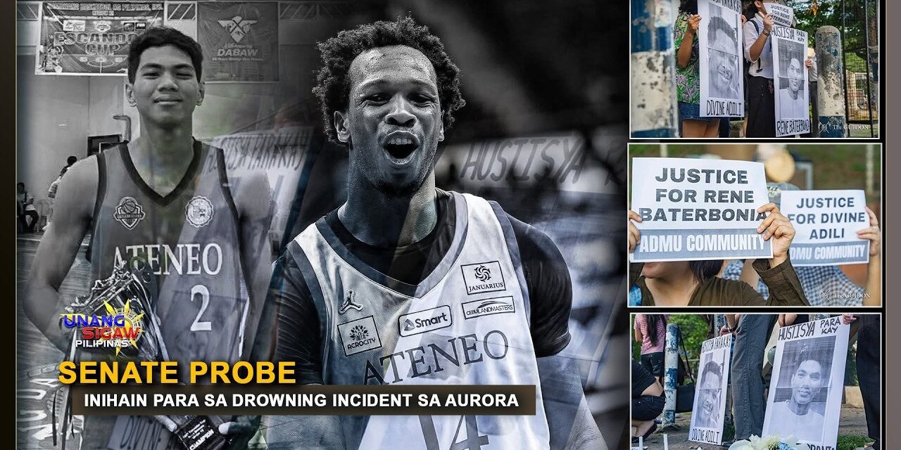 SENATE PROBE INIHAIN PARA SA DROWNING INCIDENT SA AURORA
