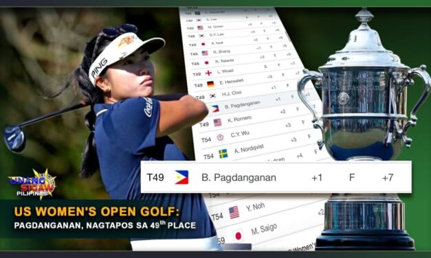 US WOMEN’S OPEN GOLF: PAGDANGANAN, NAGTAPOS SA 49TH PLACE