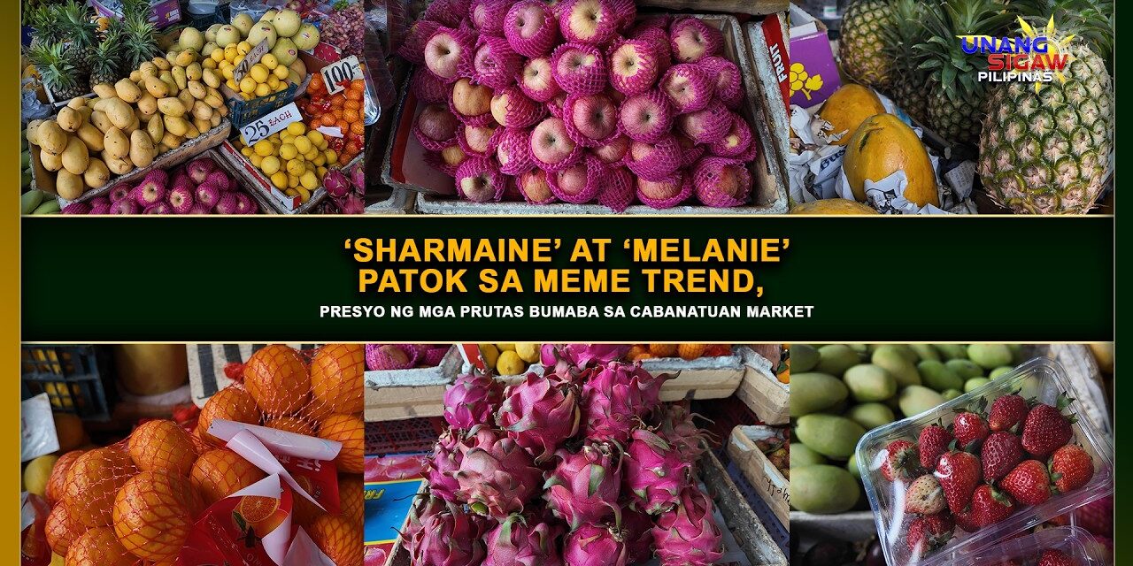 ‘SHARMAINE’ AT ‘MELANIE’ PATOK SA MEME TREND, PRESYO NG MGA PRUTAS BUMABA SA CABANATUAN MARKET