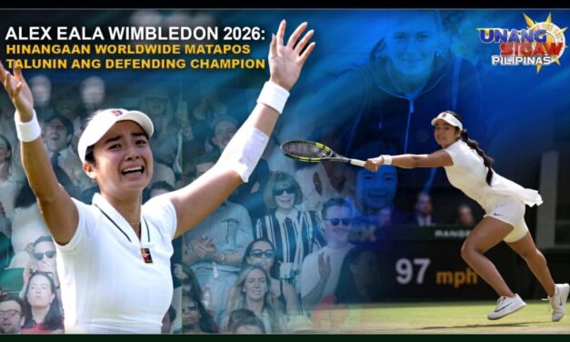 ALEX EALA WIMBLEDON 2026: HINANGAAN WORLDWIDE MATAPOS TALUNIN ANG DEFENDING CHAMPION