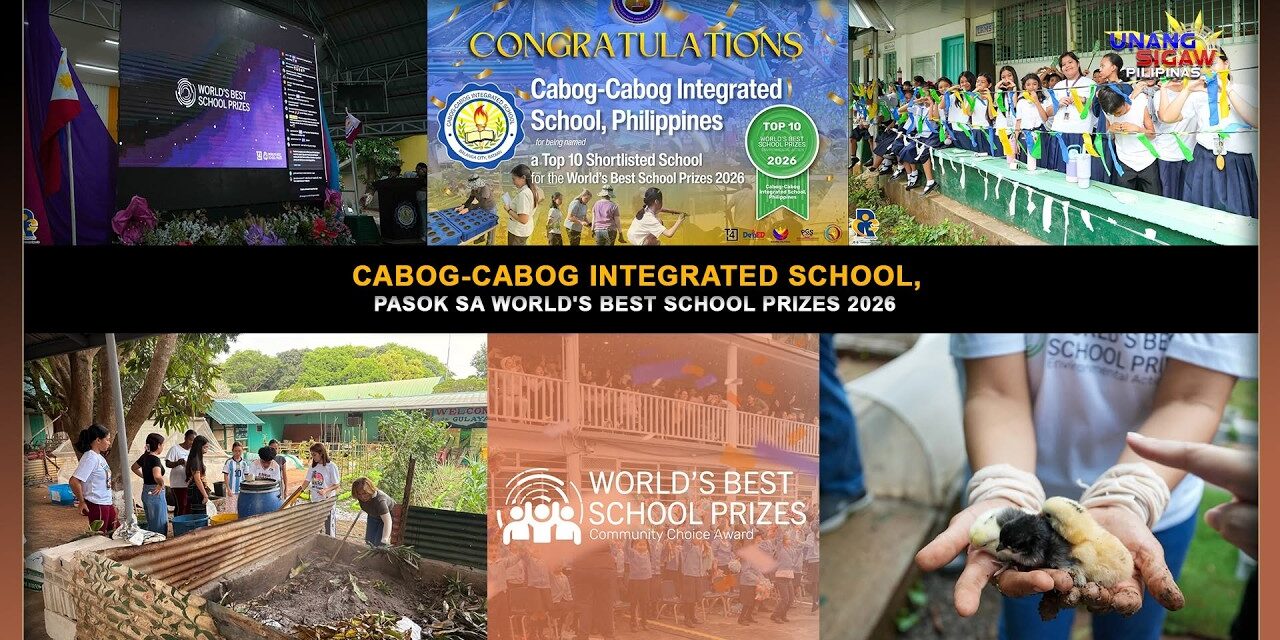 CABOG-CABOG INTEGRATED SCHOOL, PASOK SA WORLD’S BEST SCHOOL PRIZES 2026