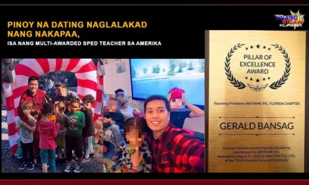 PINOY NA DATING NAGLALAKAD NANG NAKAPAA, ISA NANG MULTI-AWARDED SPED TEACHER SA AMERIKA