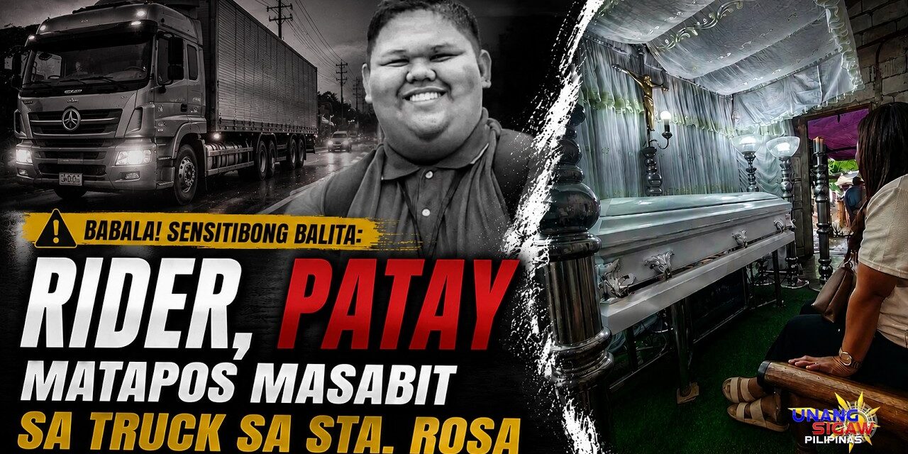 RIDER, PATAY MATAPOS MASABIT SA TRUCK SA STA. ROSA