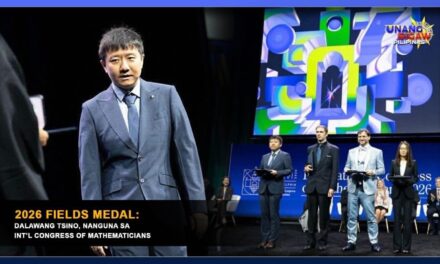 2026 FIELDS MEDAL: DALAWANG TSINO, NANGUNA SA INT’L CONGRESS OF MATHEMATICIANS