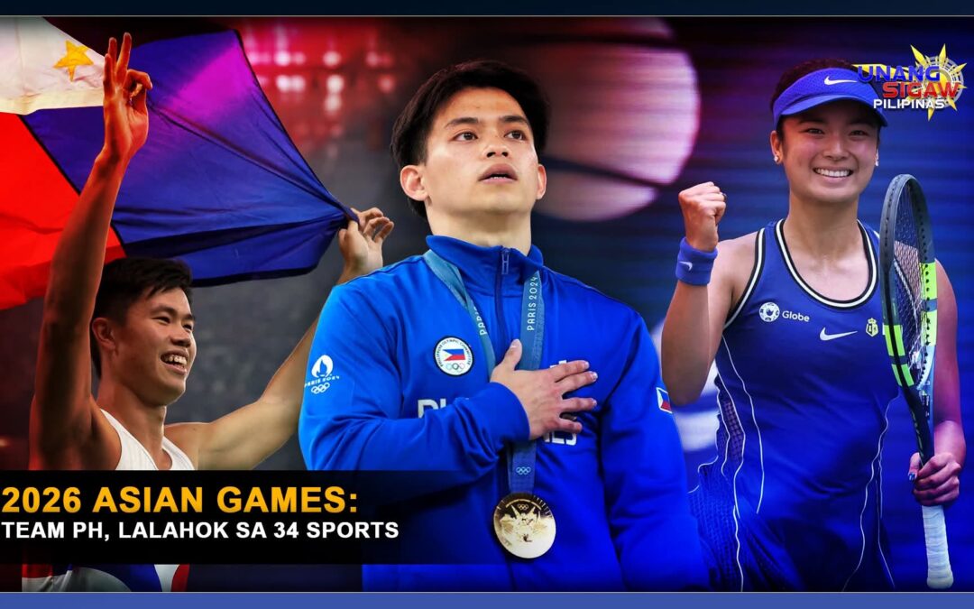 2026 ASIAN GAMES: TEAM PH, LALAHOK SA 34 SPORTS