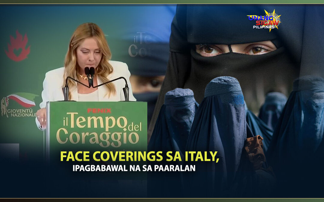 FACE COVERINGS SA ITALY, IPAGBABAWAL NA SA PAARALAN