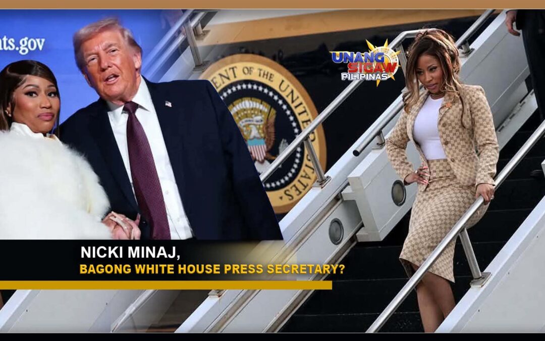 NICKI MINAJ, BAGONG WHITE HOUSE PRESS SECRETARY?