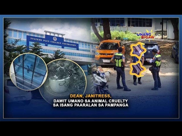 DEAN, JANITRESS, DAWIT UMANO SA ANIMAL CRUELTY SA ISANG PAARALAN SA PAMPANGA
