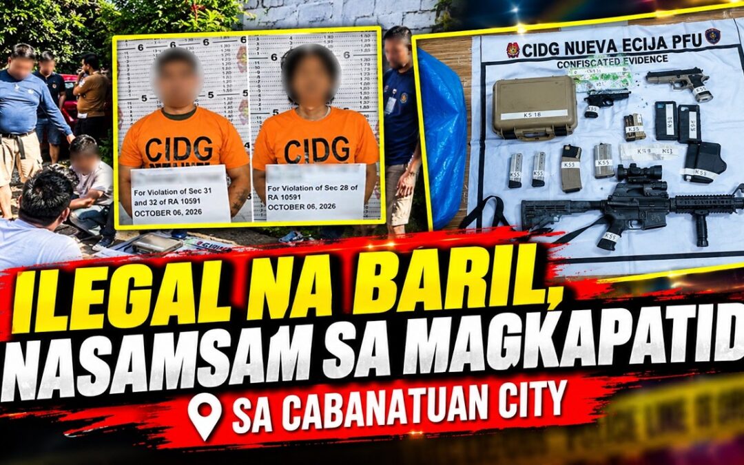 ILEGAL NA BARIL, NASAMSAM SA MAGKAPATID SA CABANATUAN CITY