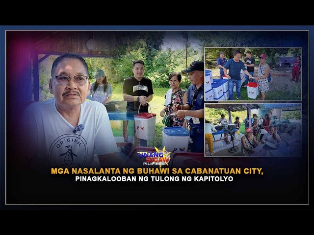 MGA NASALANTA NG BUHAWI SA CABANATUAN CITY, PINAGKALOOBAN NG TULONG NG KAPITOLYO