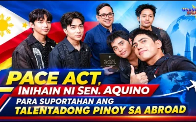 PACE ACT, INIHAIN NI SEN. AQUINO PARA SUPORTAHAN ANG MGA TALENTADONG PINOY SA ABROAD